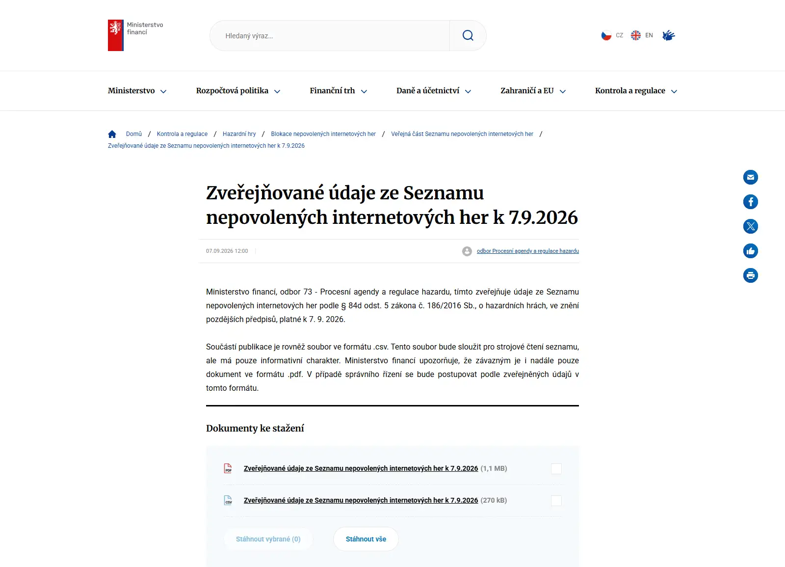 Herospin licence a důvěryhodnost v Česku: stav podle MF